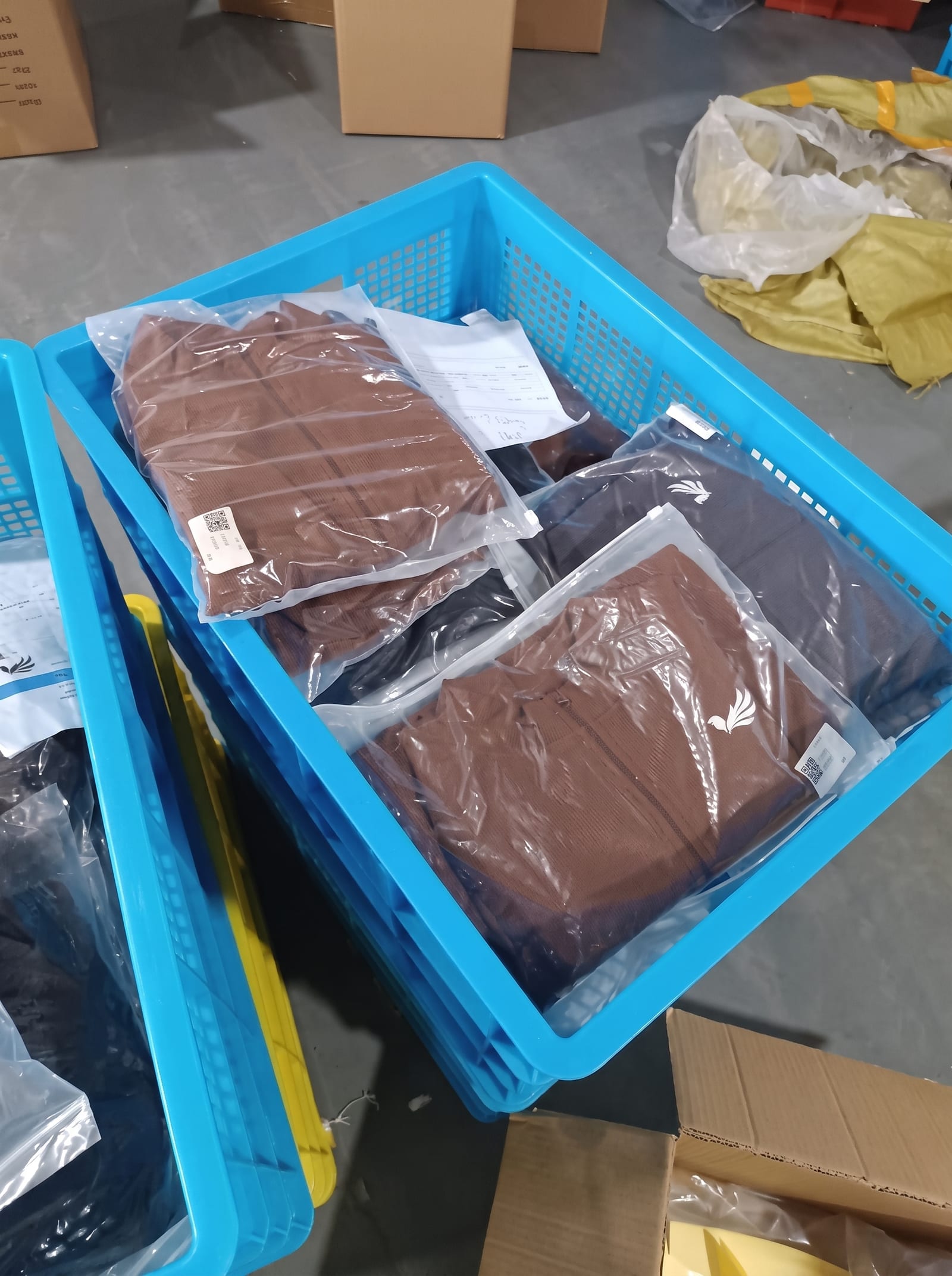 Inventario de prendas Valen Valen en bodega